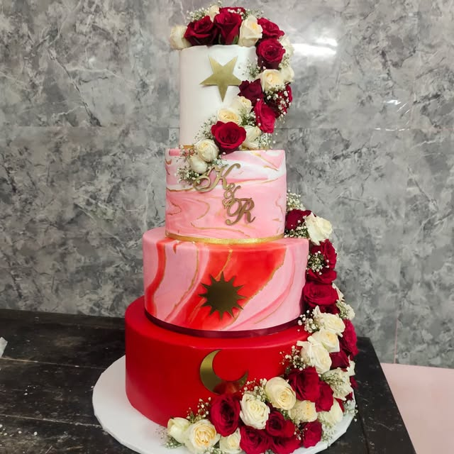 Red Rose Romance Cake — Noel’s original cake