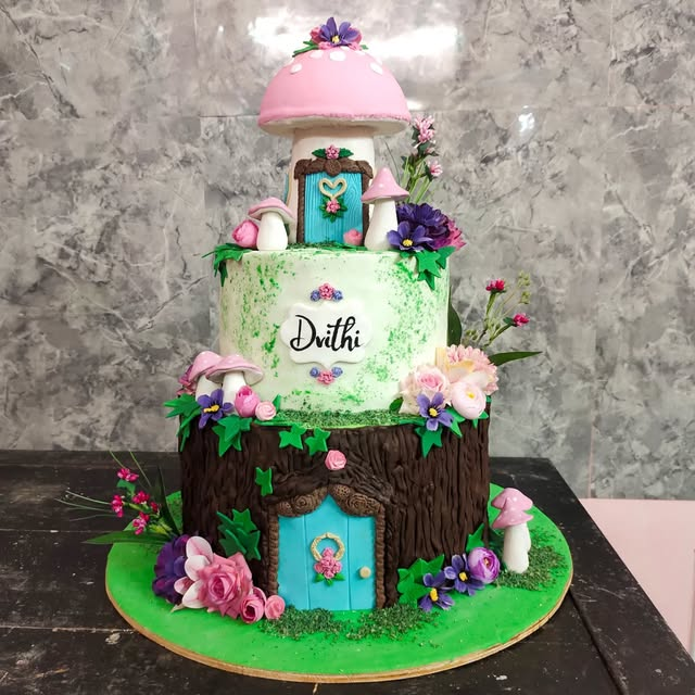 Fairy Treehouse Birthday Cake — Noel’s original cake